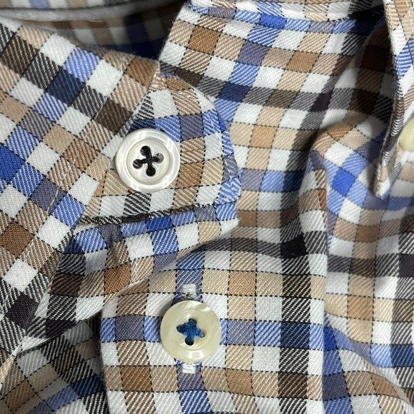 Peter Millar Long Sleeve Button Down Shirt Men's Size XXL 2XL - Picture 15 of 16